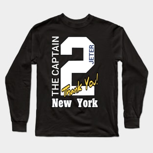 Jeter: The Captain "2" Long Sleeve T-Shirt